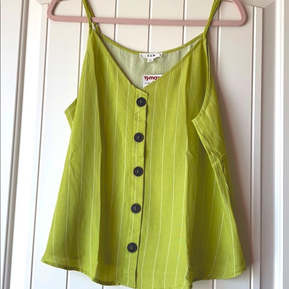 Lime green tank